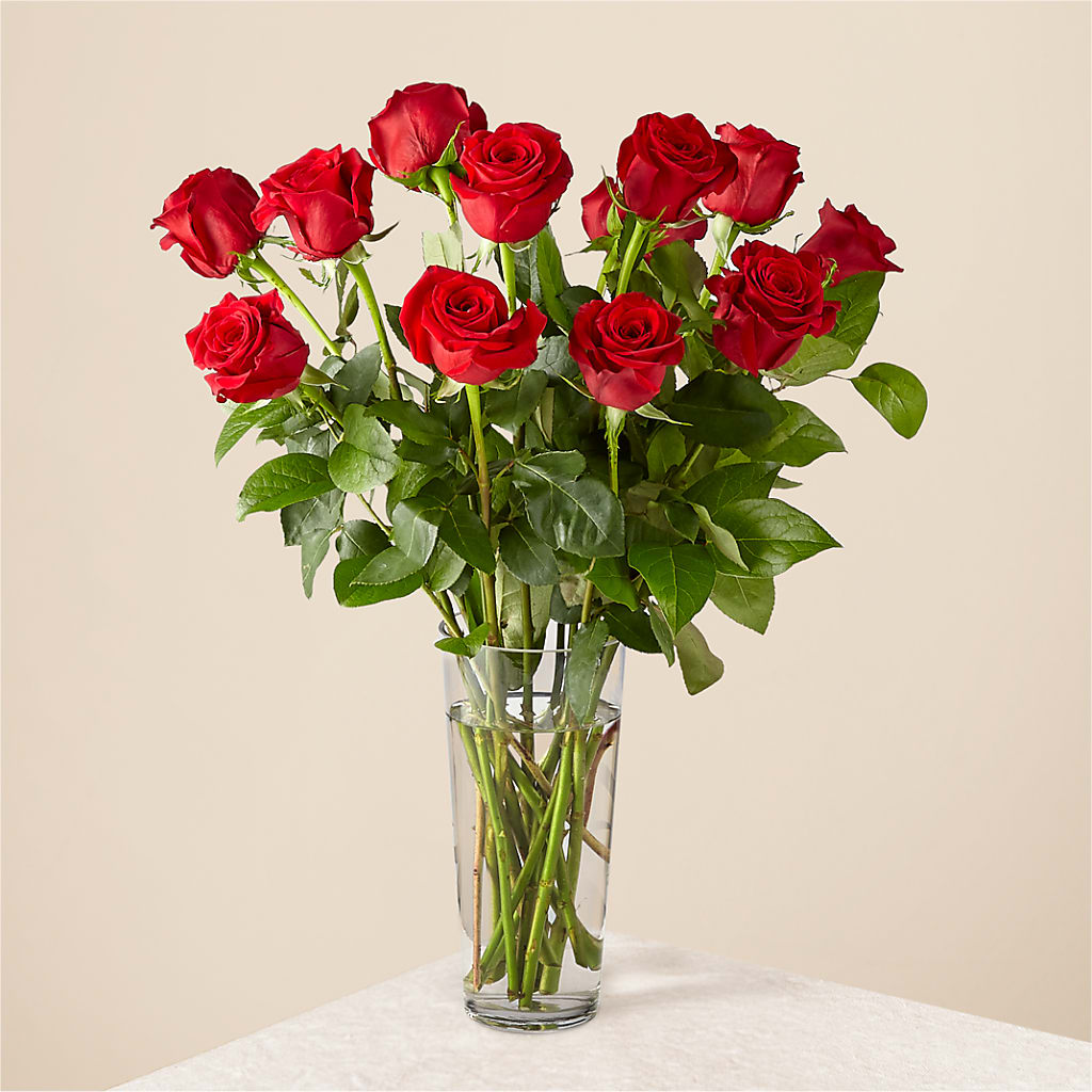 Long Stem Red Rose Bouquet – TIFFANEY'S FLOWERS & GIFTS, Junction City KY