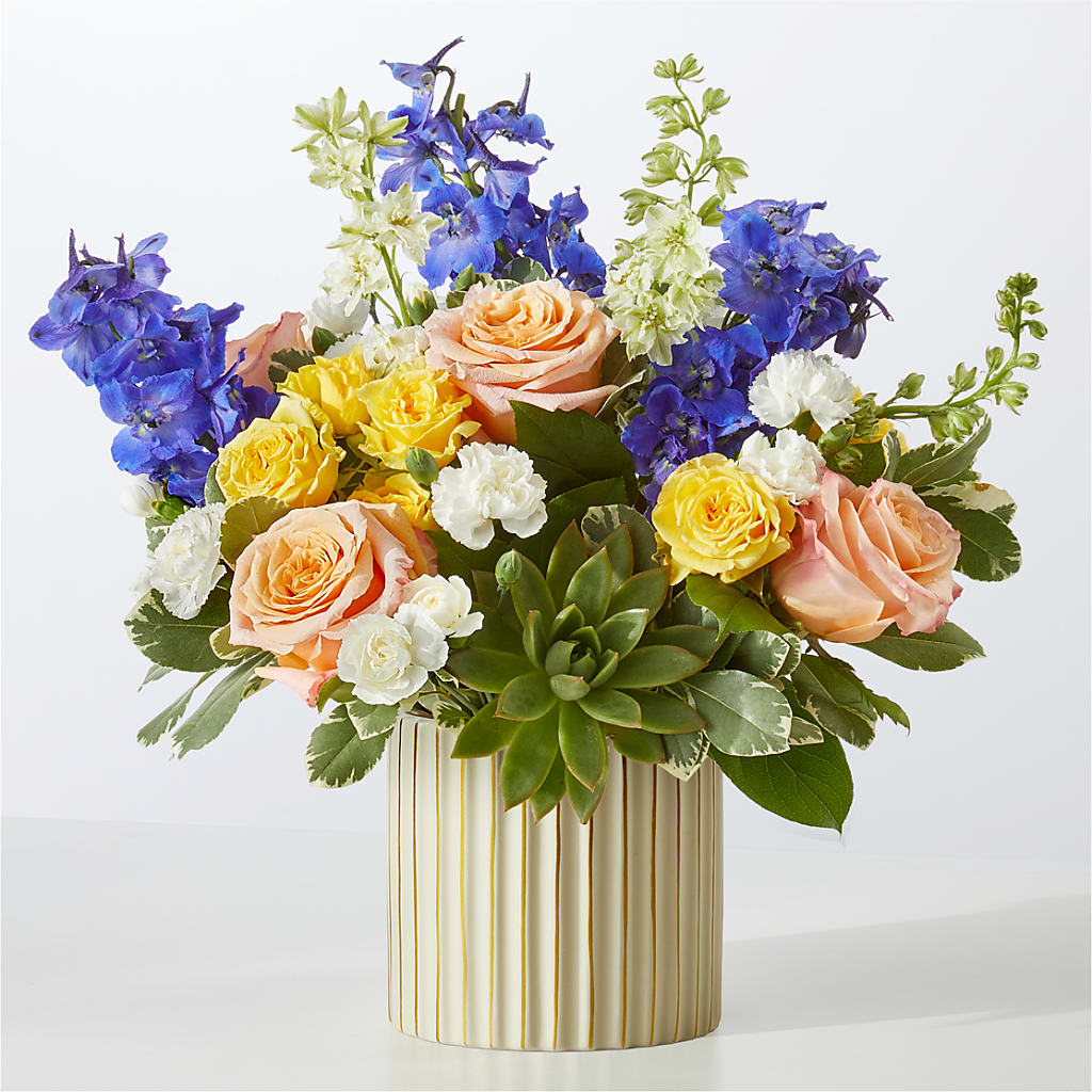 Cobalt Reverie Bouquet – TIFFANEY'S FLOWERS & GIFTS, Junction City KY