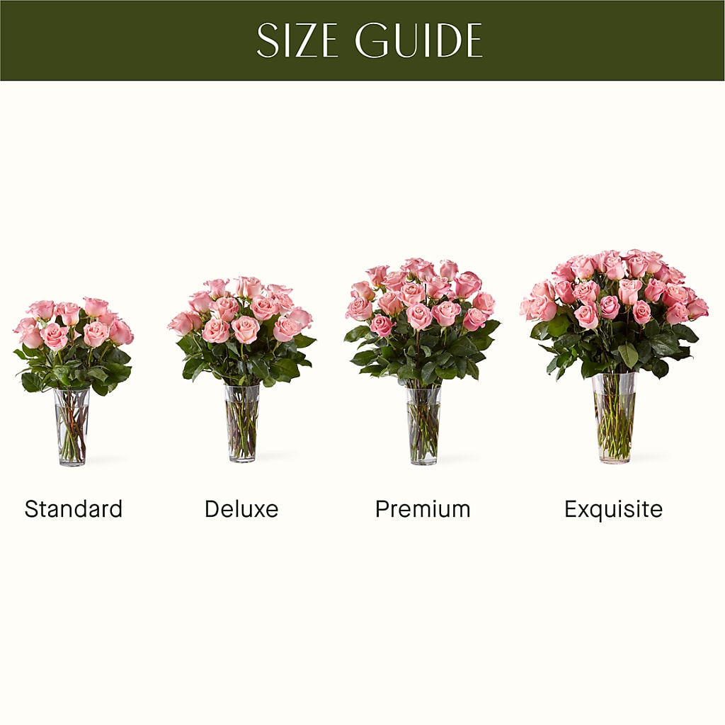 Long Stem Pink Rose Bouquet – TIFFANEY'S FLOWERS & GIFTS, Junction City KY