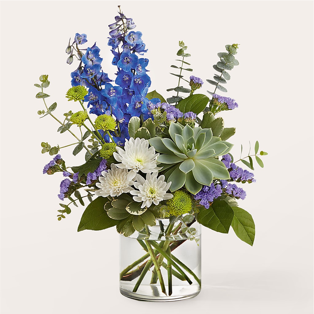 Cerulean Waves Bouquet – TIFFANEY'S FLOWERS & GIFTS, Junction City KY