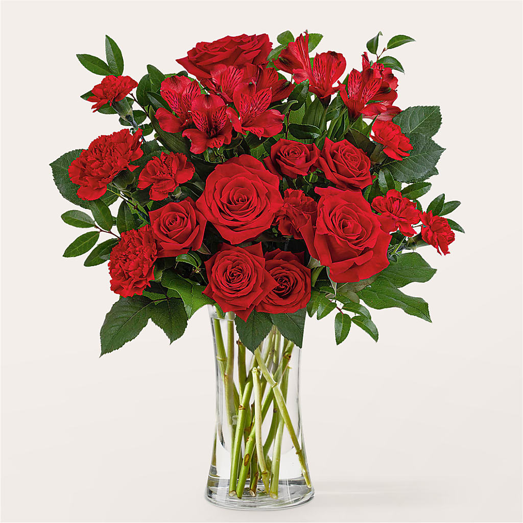 Brilliant Ruby Bouquet – TIFFANEY'S FLOWERS & GIFTS, Junction City KY