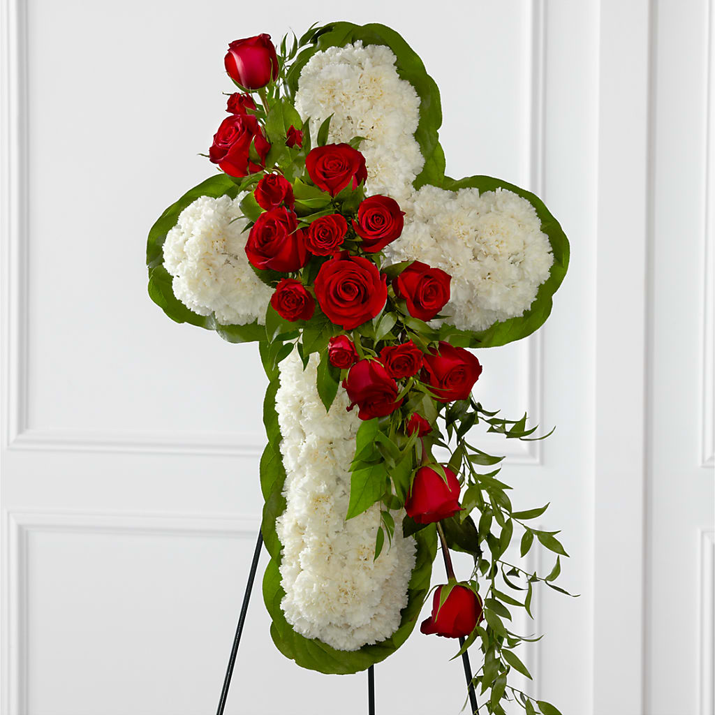 Floral Cross Easel – TIFFANEY'S FLOWERS & GIFTS, Junction City KY