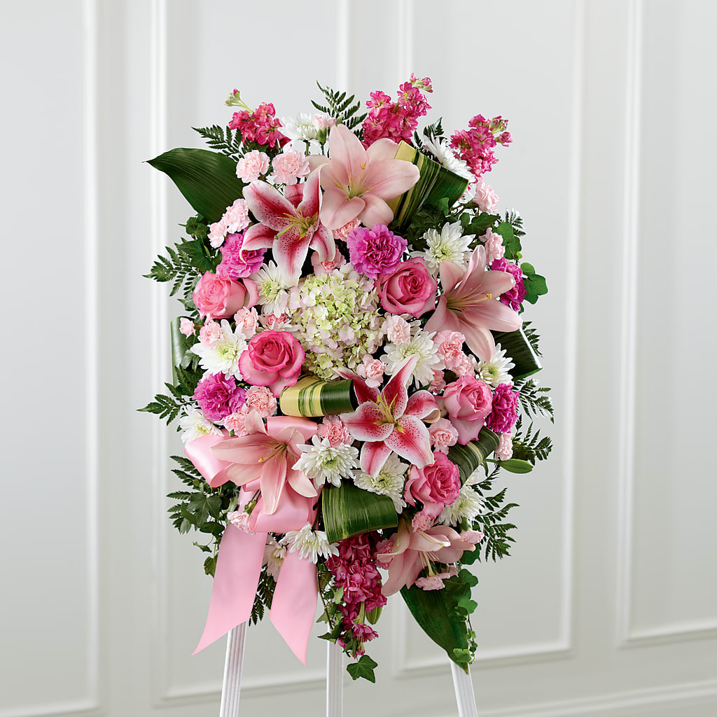 Comforting Standing Spray – TIFFANEY'S FLOWERS & GIFTS, Junction City KY