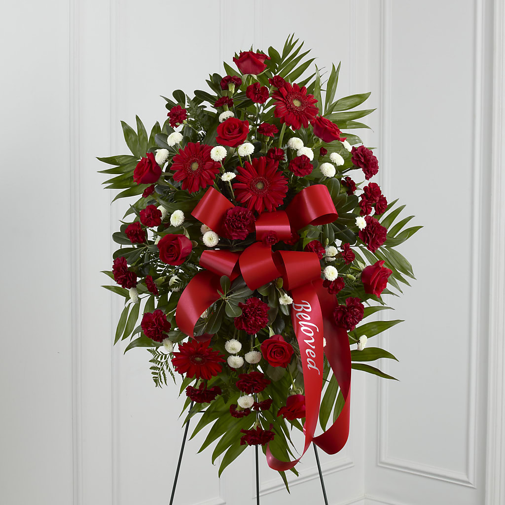 Treasured Memories Standing Spray – TIFFANEY'S FLOWERS & GIFTS, Junction City KY