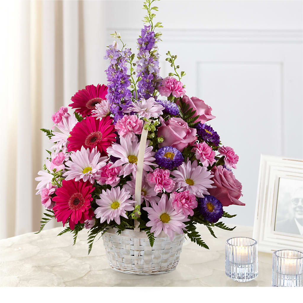 Pastel Peace Basket – TIFFANEY'S FLOWERS & GIFTS, Junction City KY