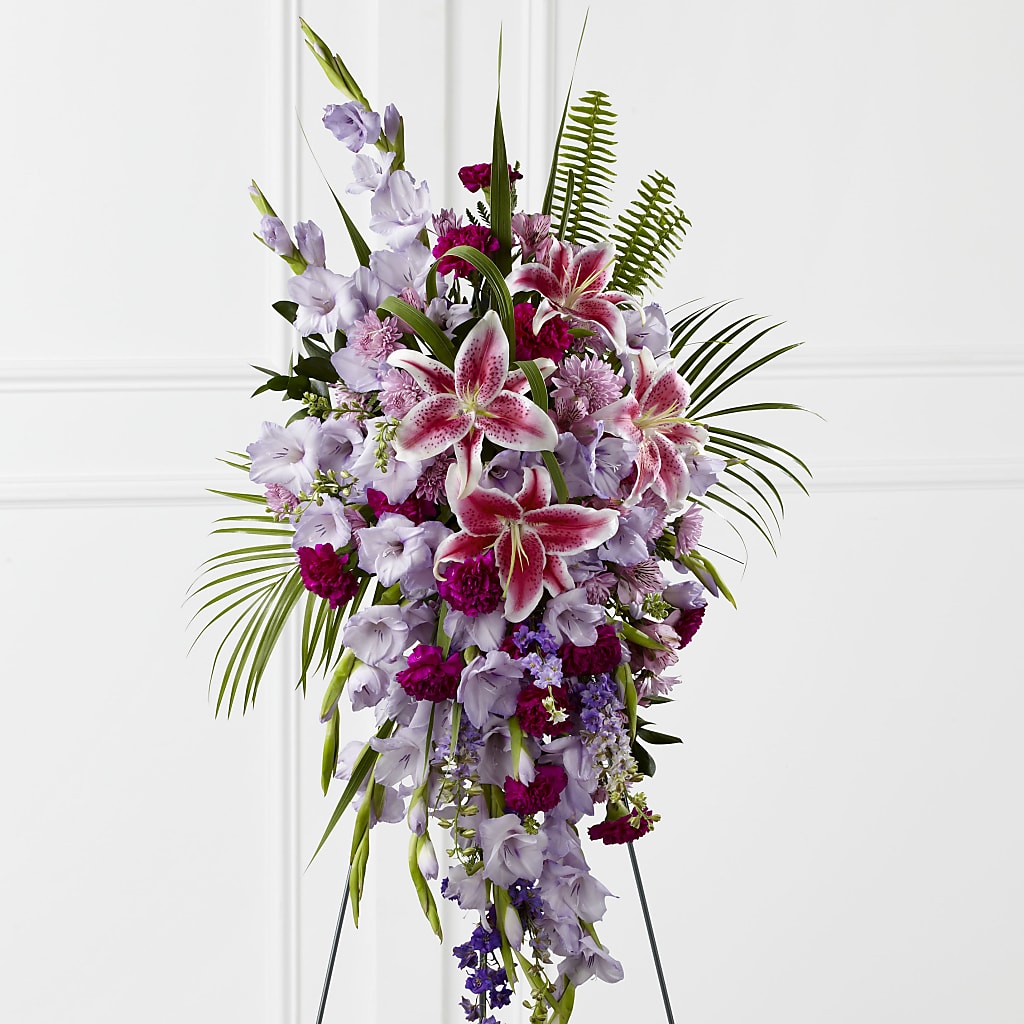 Tender Touch Standing Spray – TIFFANEY'S FLOWERS & GIFTS, Junction City KY