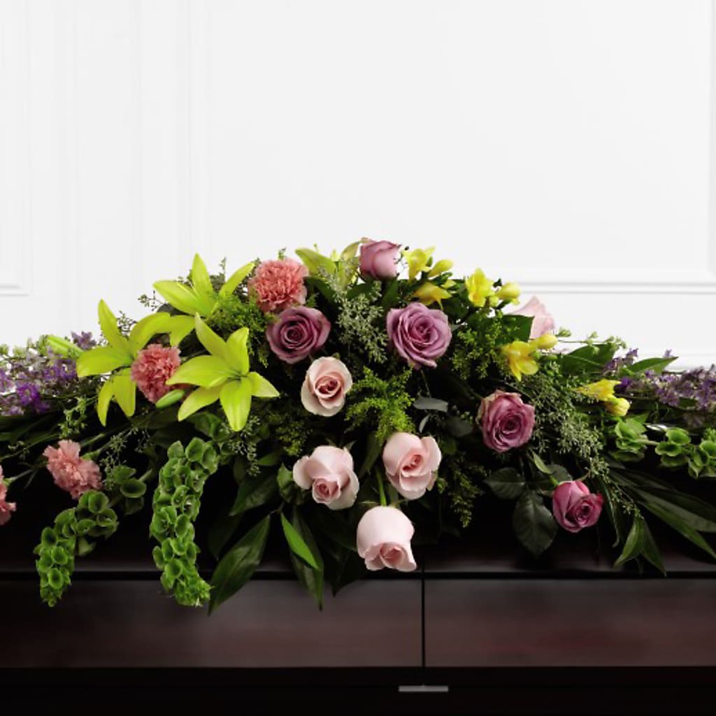 Forever Beloved Casket Spray – TIFFANEY'S FLOWERS & GIFTS, Junction City KY