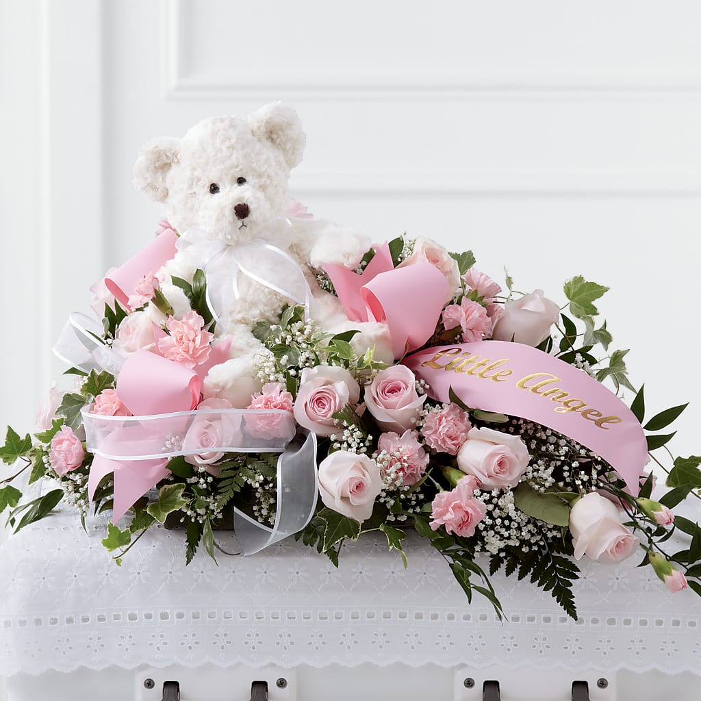 Touch of Sympathy Casket Spray – TIFFANEY'S FLOWERS & GIFTS, Junction City KY