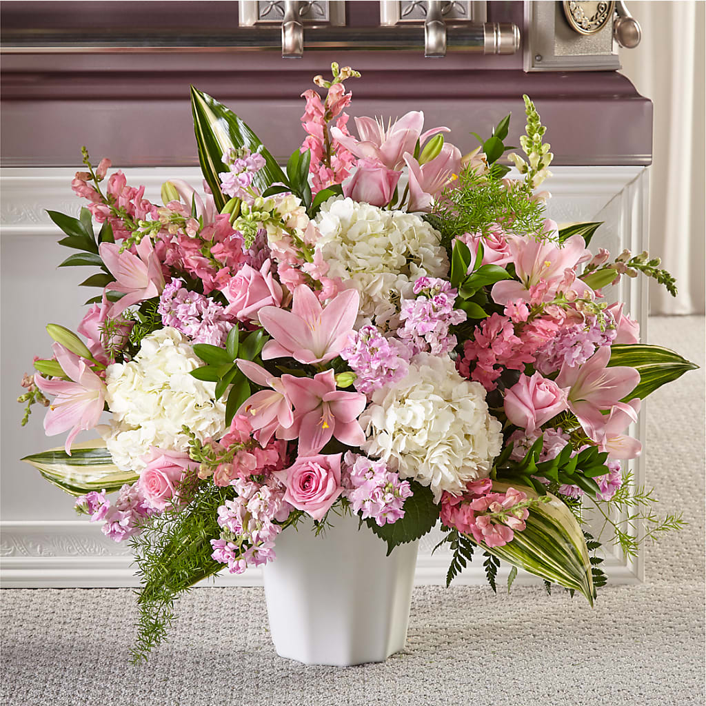 Simply Serene Floor Basket – TIFFANEY'S FLOWERS & GIFTS, Junction City KY