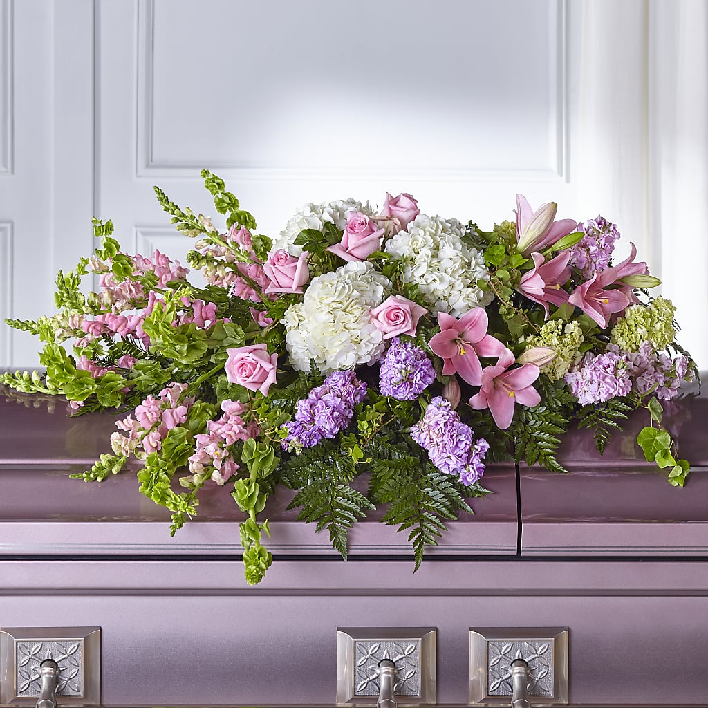 Life's Gratitude Casket Spray – TIFFANEY'S FLOWERS & GIFTS, Junction City KY