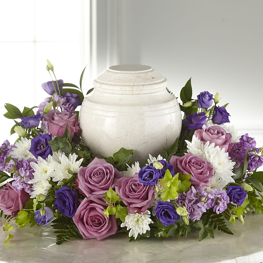 Blooming Sympathy Cremation Adornment – TIFFANEY'S FLOWERS & GIFTS, Junction City KY