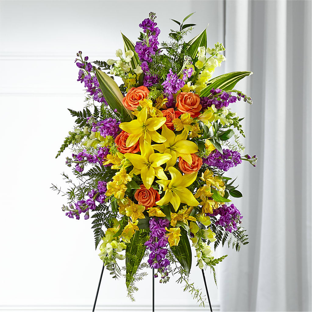 Thoughtful Prayers Standing Spray – TIFFANEY'S FLOWERS & GIFTS, Junction City KY
