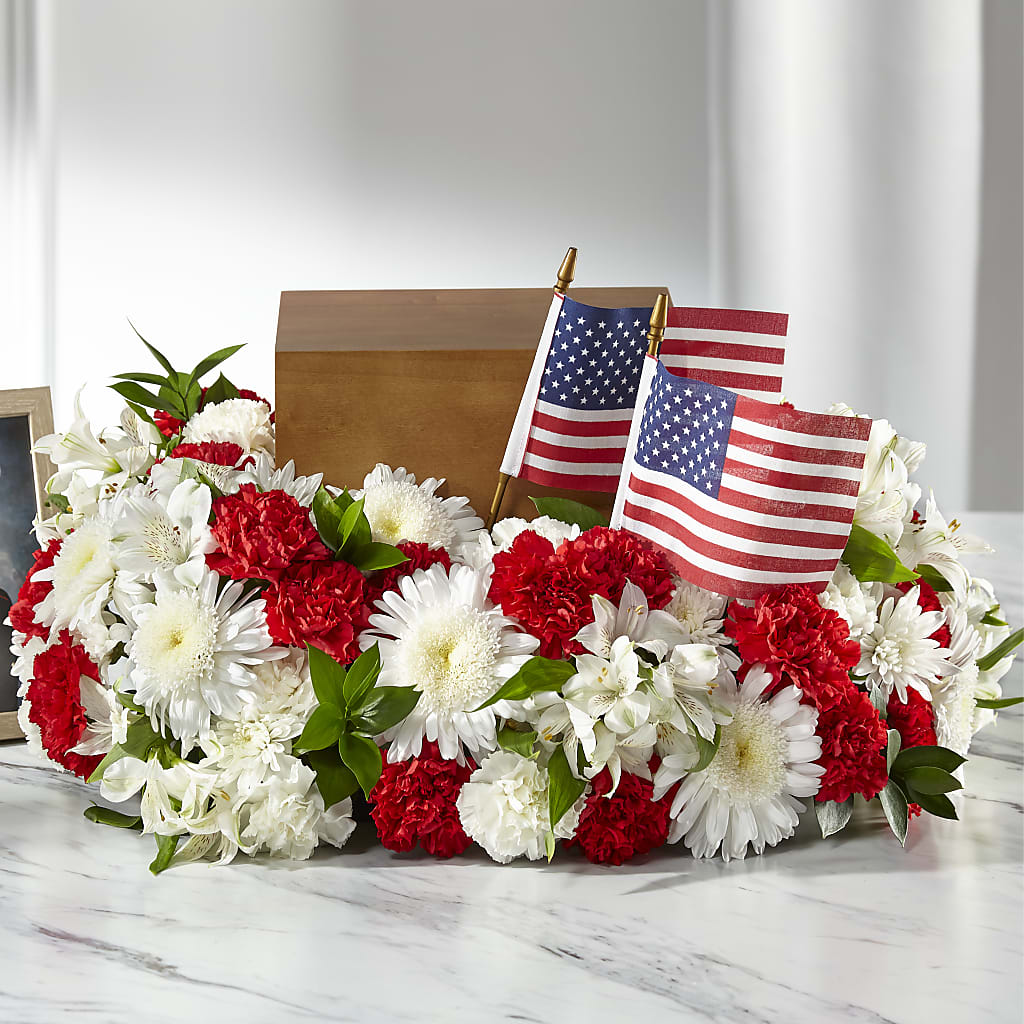 Spirit of Patriotism Cremation Adornment – TIFFANEY'S FLOWERS & GIFTS, Junction City KY