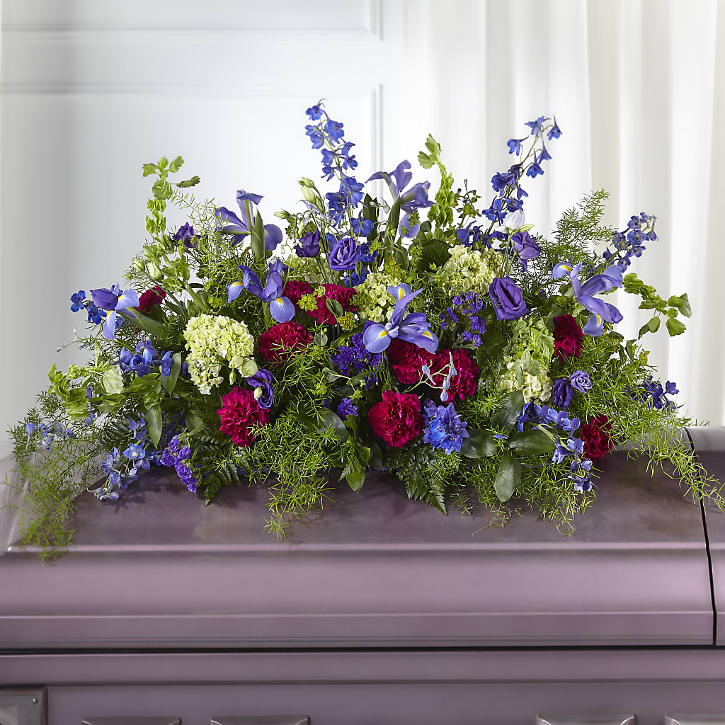Always Treasured Casket Spray – TIFFANEY'S FLOWERS & GIFTS, Junction City KY