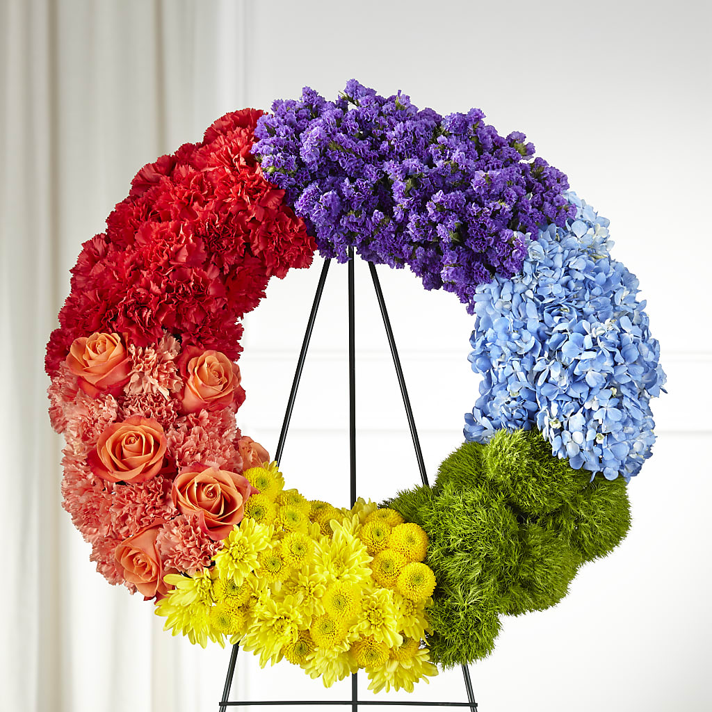 Circle of Love Wreath – TIFFANEY'S FLOWERS & GIFTS, Junction City KY