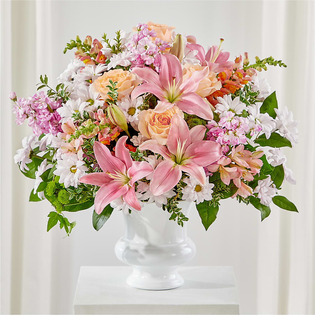 Heartfelt Gesture Urn Arrangement – TIFFANEY'S FLOWERS & GIFTS, Junction City KY