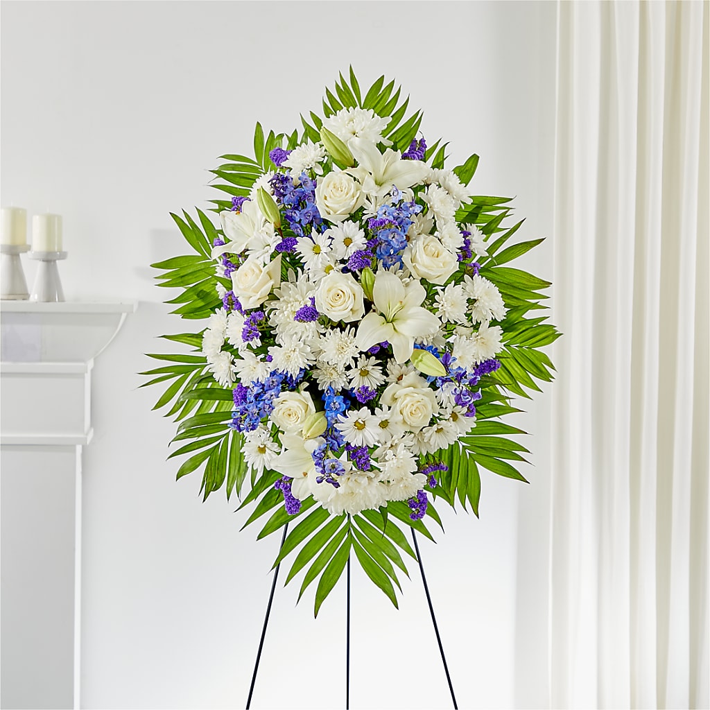 At Rest Standing Spray – TIFFANEY'S FLOWERS & GIFTS, Junction City KY