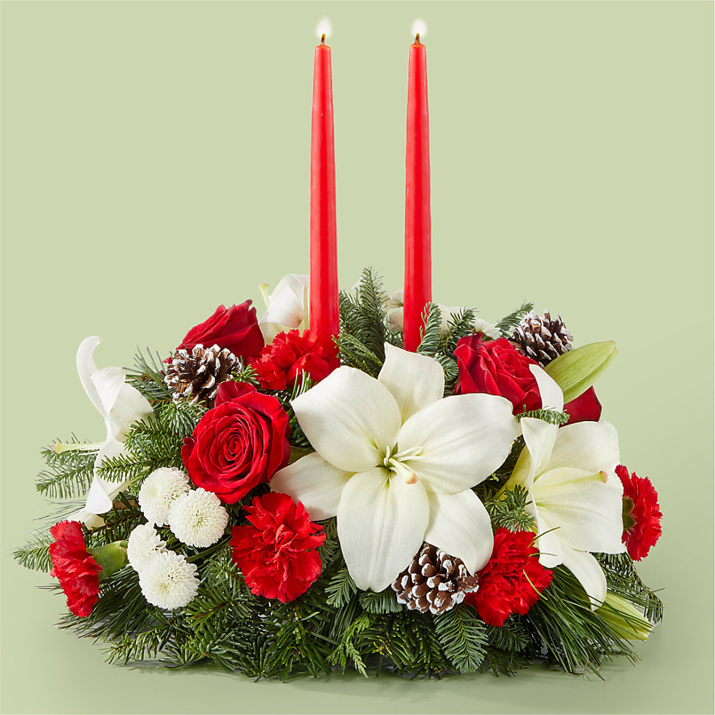 Seasonal Festivities Centerpiece – TIFFANEY'S FLOWERS & GIFTS, Junction City KY