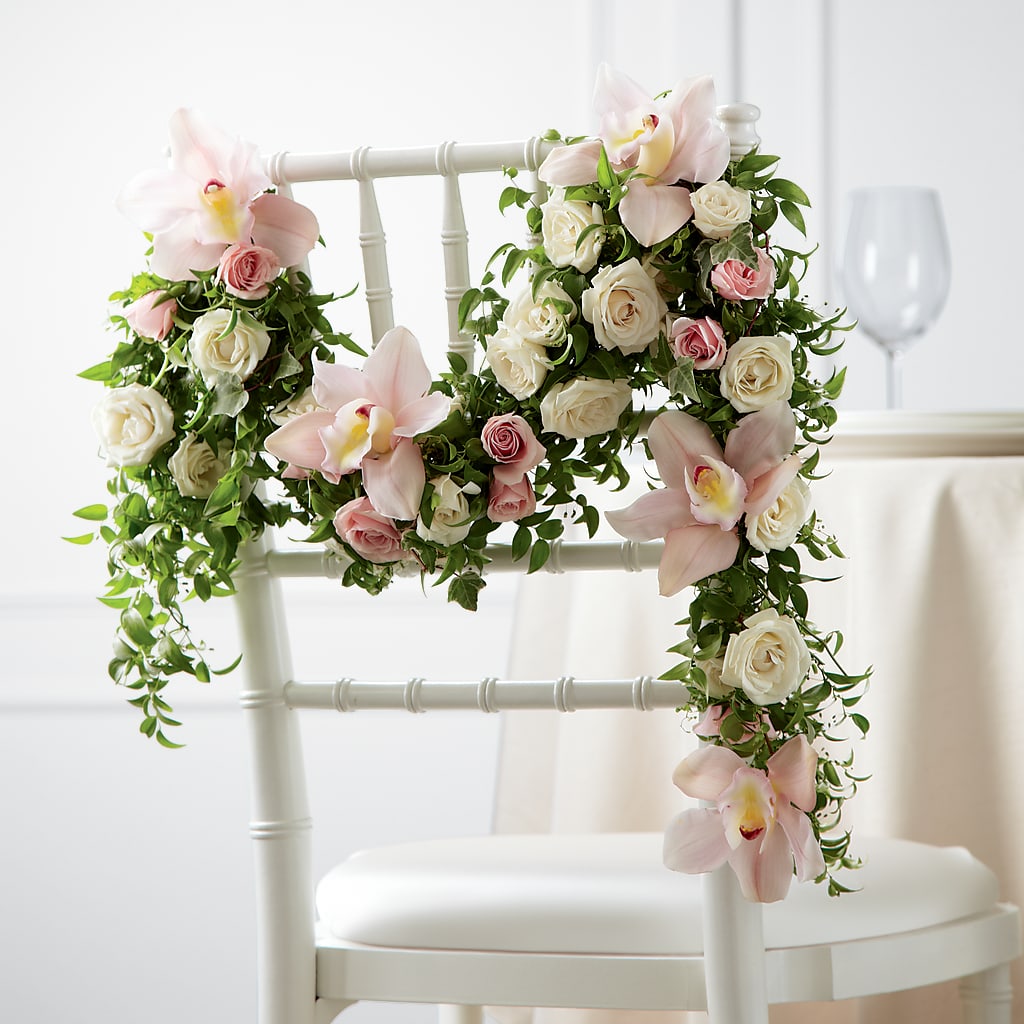 Orchid Rose Chair Décor – TIFFANEY'S FLOWERS & GIFTS, Junction City KY