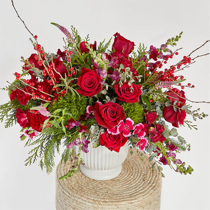 Big Red Bow Bouquet – TIFFANEY'S FLOWERS & GIFTS, Junction City KY