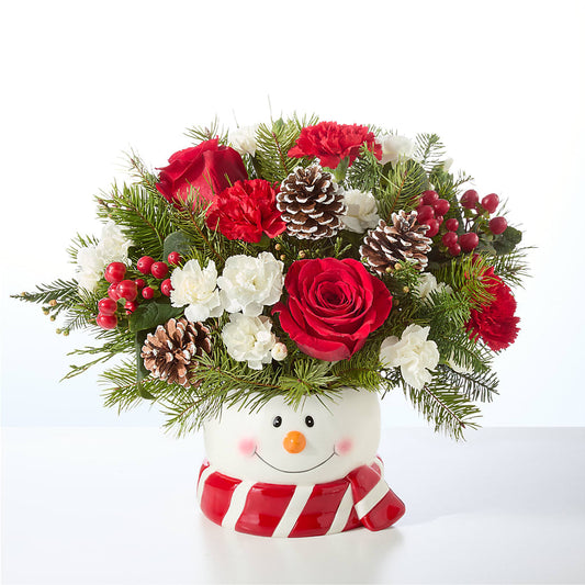 Jolly Snowman Bouquet – TIFFANEY'S FLOWERS & GIFTS, Junction City KY