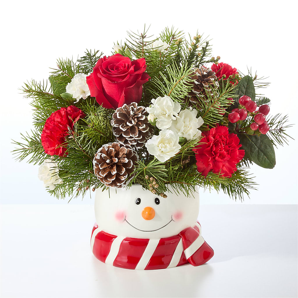 Jolly Snowman Bouquet – TIFFANEY'S FLOWERS & GIFTS, Junction City KY