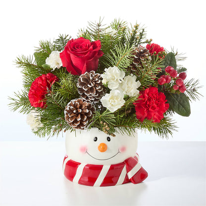 Jolly Snowman Bouquet – TIFFANEY'S FLOWERS & GIFTS, Junction City KY