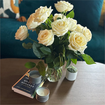 Long Stem Yellow Rose Bouquet – TIFFANEY'S FLOWERS & GIFTS, Junction City KY