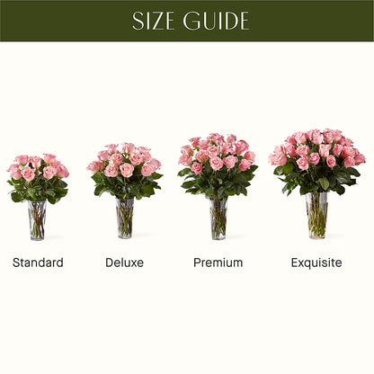 Long Stem Pink Rose Bouquet – TIFFANEY'S FLOWERS & GIFTS, Junction City KY