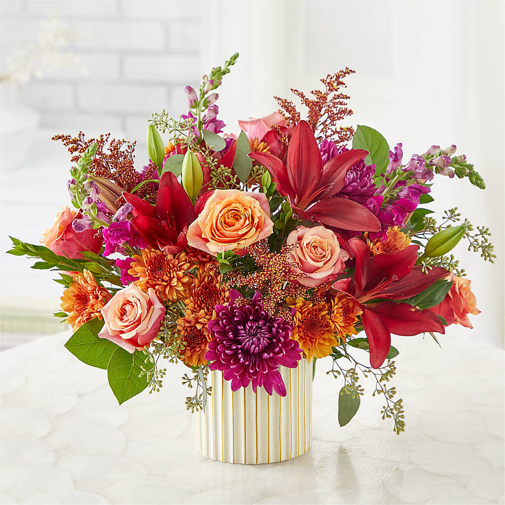 Burgundy Landscape Bouquet – TIFFANEY'S FLOWERS & GIFTS, Junction City KY