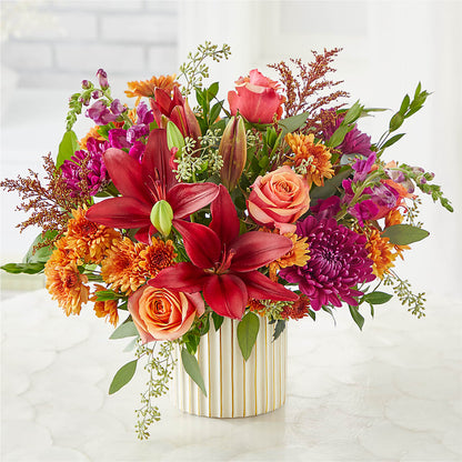 Burgundy Landscape Bouquet – TIFFANEY'S FLOWERS & GIFTS, Junction City KY