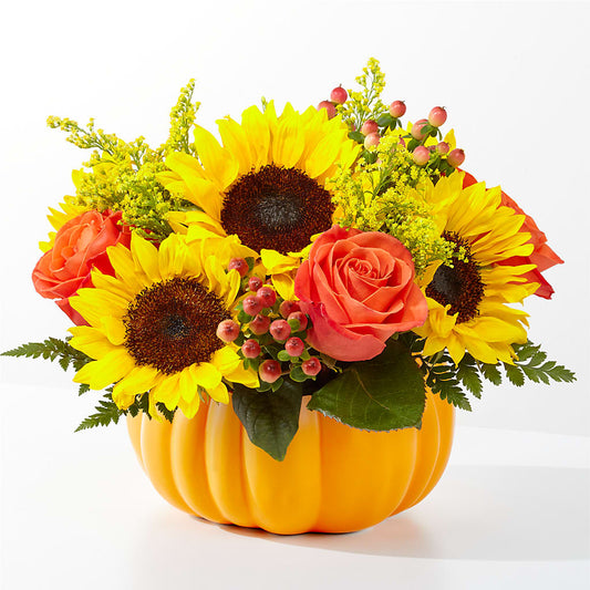 Pick of the Patch Pumpkin Bouquet – TIFFANEY'S FLOWERS & GIFTS, Junction City KY