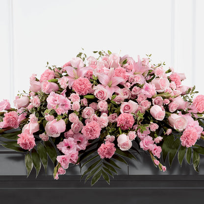 Garden of Comfort Casket Spray (Standard) – TIFFANEY'S FLOWERS & GIFTS, Junction City KY