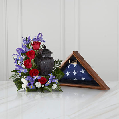 Patriotic Tribute Arrangement – TIFFANEY'S FLOWERS & GIFTS, Junction City KY