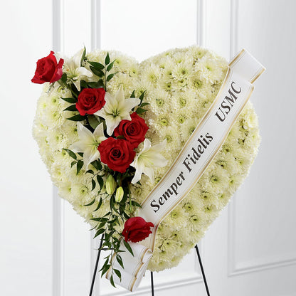 Heartfelt Hero Standing Heart – TIFFANEY'S FLOWERS & GIFTS, Junction City KY