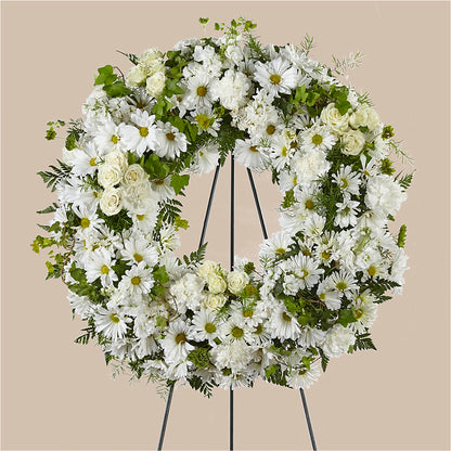 Faithful Wishes Wreath – TIFFANEY'S FLOWERS & GIFTS, Junction City KY