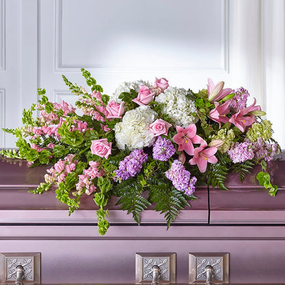 Life's Gratitude Casket Spray – TIFFANEY'S FLOWERS & GIFTS, Junction City KY