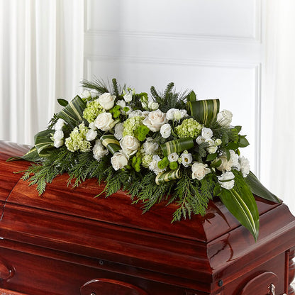 Hopeful Gesture Casket Spray – TIFFANEY'S FLOWERS & GIFTS, Junction City KY