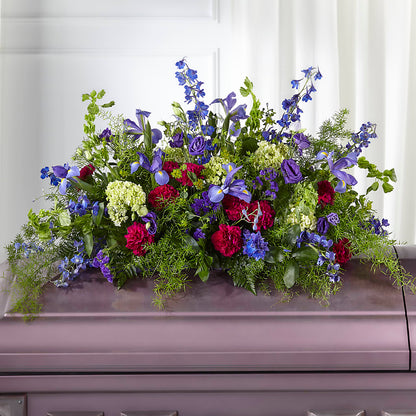 Always Treasured Casket Spray – TIFFANEY'S FLOWERS & GIFTS, Junction City KY