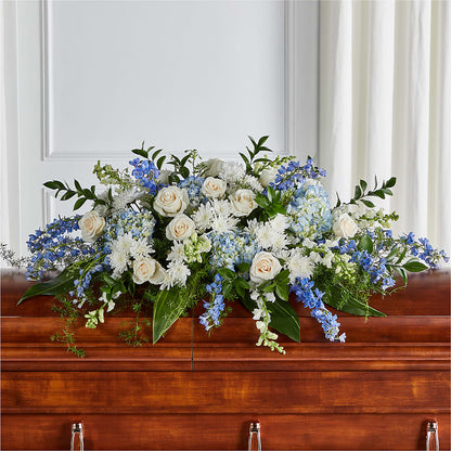 Timeless Essence Casket Spray – TIFFANEY'S FLOWERS & GIFTS, Junction City KY