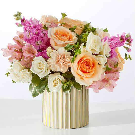 Paradise Bouquet with Ivory Vase – TIFFANEY'S FLOWERS & GIFTS, Junction City KY
