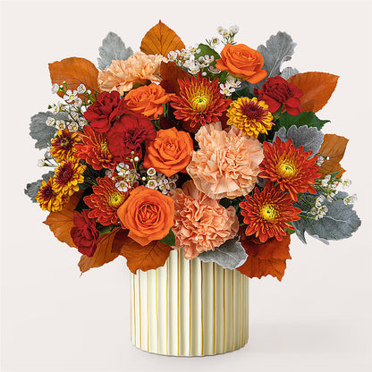 Merlot Bouquet with Ivory Vase – TIFFANEY'S FLOWERS & GIFTS, Junction City KY