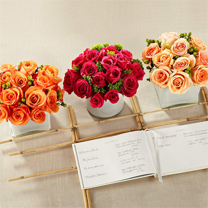 Dawn Rose Centerpiece – TIFFANEY'S FLOWERS & GIFTS, Junction City KY