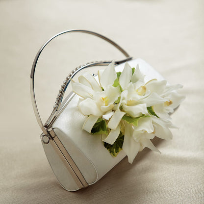 White Purse Decor – TIFFANEY'S FLOWERS & GIFTS, Junction City KY