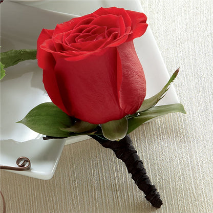 Red Rose Boutonniere – TIFFANEY'S FLOWERS & GIFTS, Junction City KY